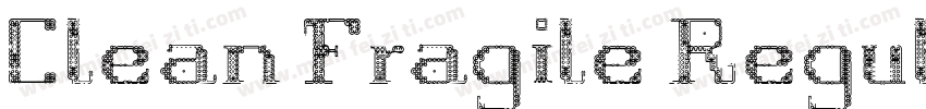 Clean Fragile Regula字体转换